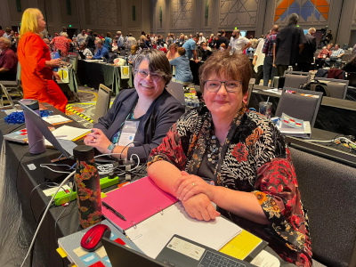 Rebecca Blair and Carla Campbell